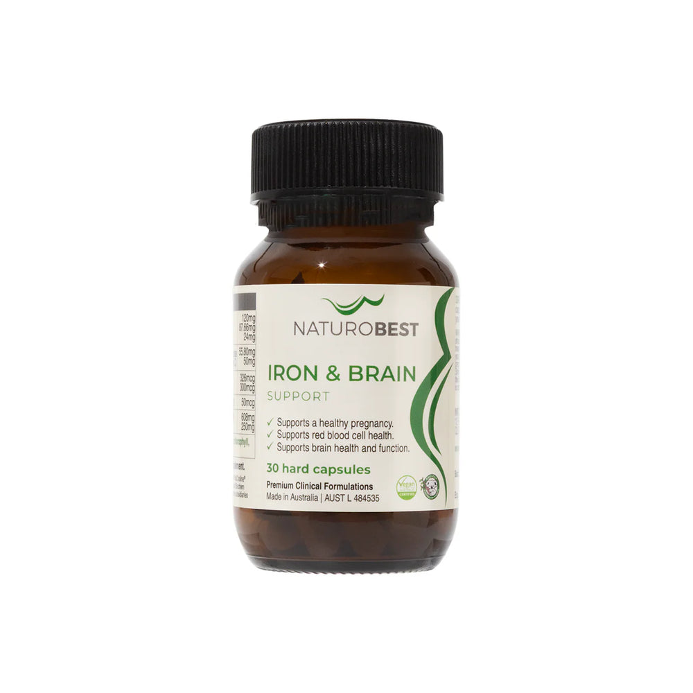 Naturobest Iron & Brain Support 30c