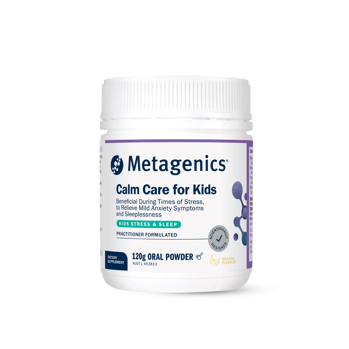 Metagenics Calm Care for Kids 120 g Banana