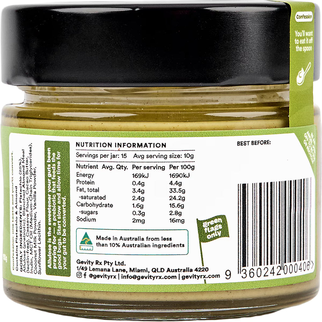 Gevity Rx Pistachio Spread GOODSTACHIO 150g