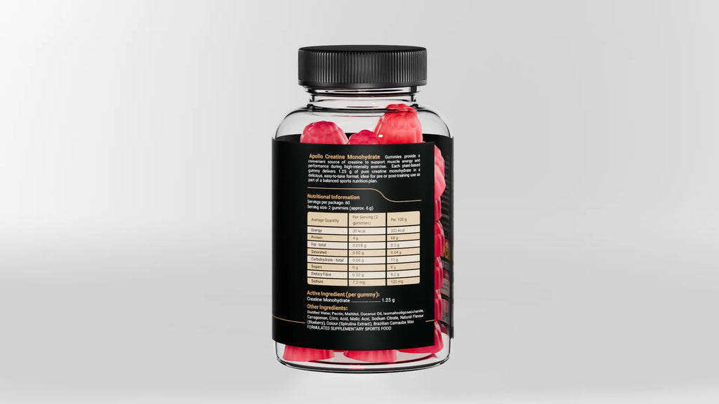 Apollo Creatine Monohydrate Gummies 120 Flavour watermelon