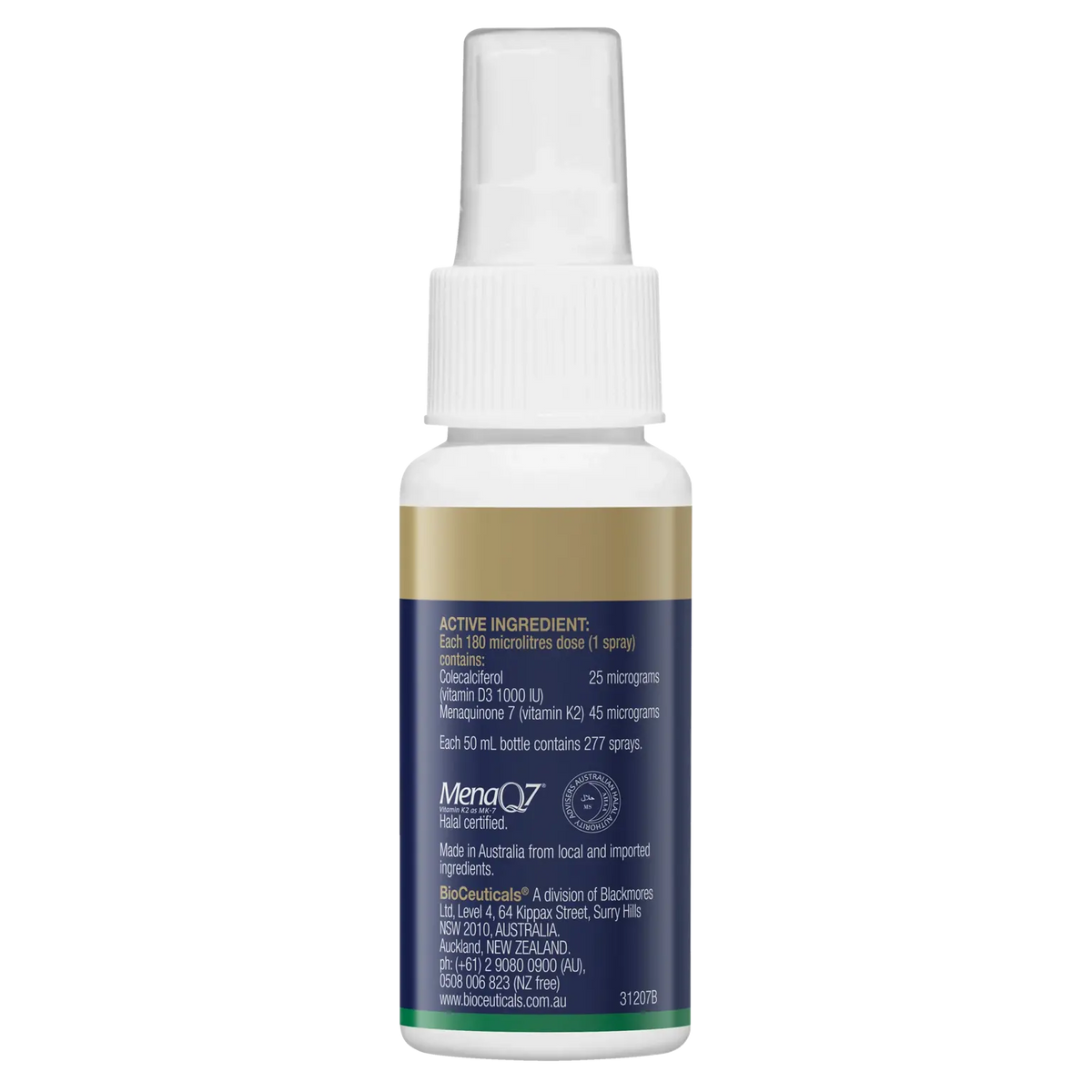 BioCeuticals D3 + K2 Spray 50 mL