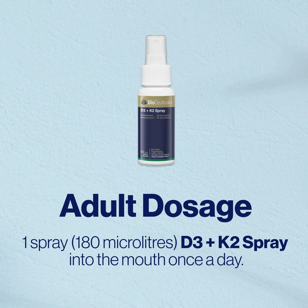 BioCeuticals D3 + K2 Spray 50 mL