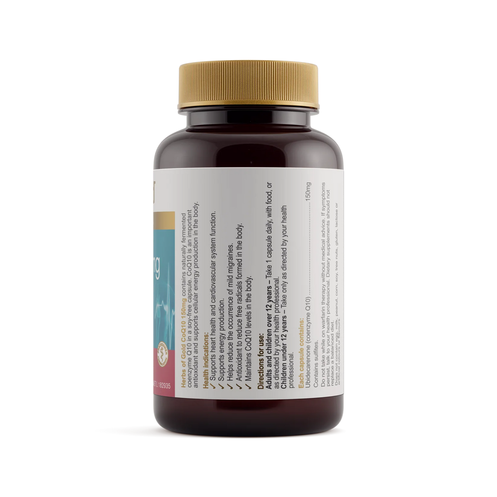 Herbs of Gold CoQ10 150mg 60c
