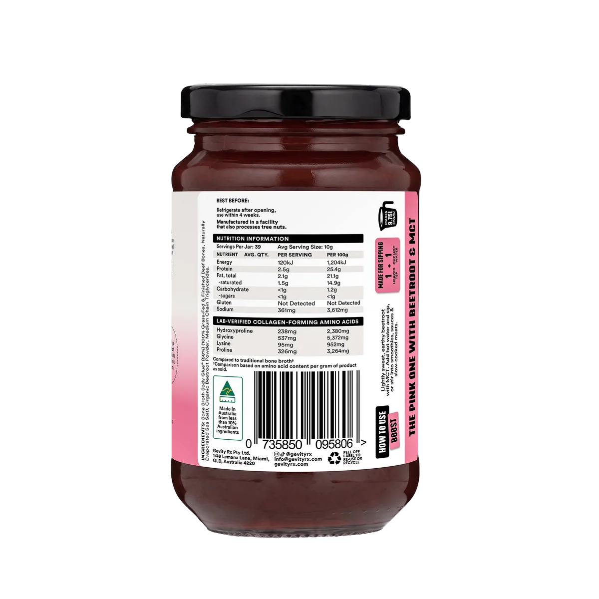 Gevity RX Bone Broth Concentrate 390 g Boost
