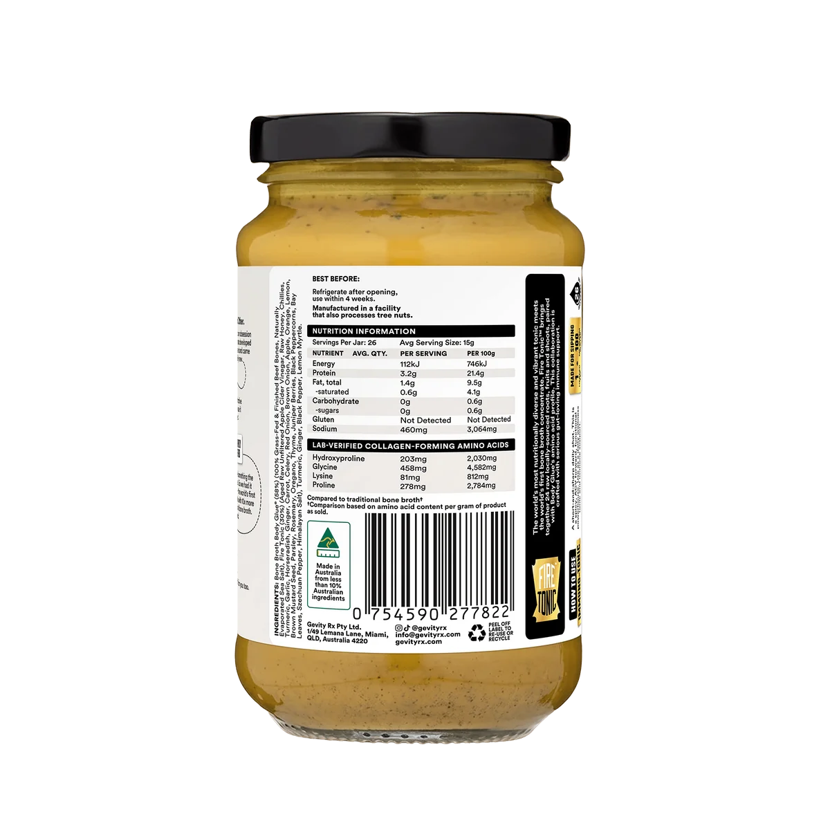 Gevity Immuno Tonic Bone Broth Body Glue 390g