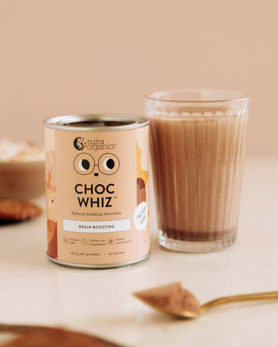 Nutra Organics Choc Whiz 125g