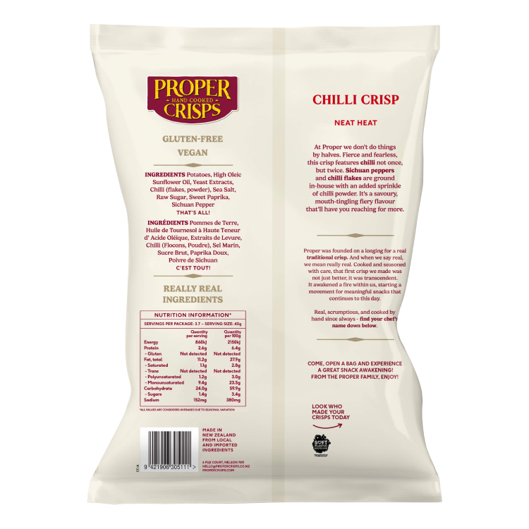 Proper Crisps Chilli Crisp 150g