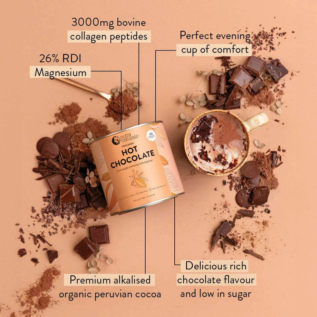 Nutra Organics Collagen Hot Chocolate 200g