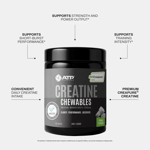 ATP Science Creatine Creapure® Chewables 90 tablets (Citrus)