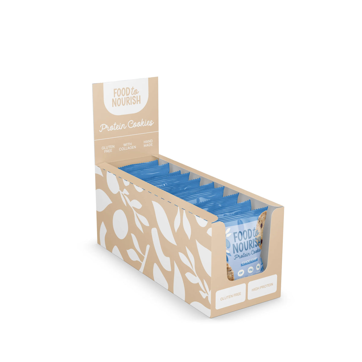 Food To Nourish Protein Cookie Choc Chip 60g x 12