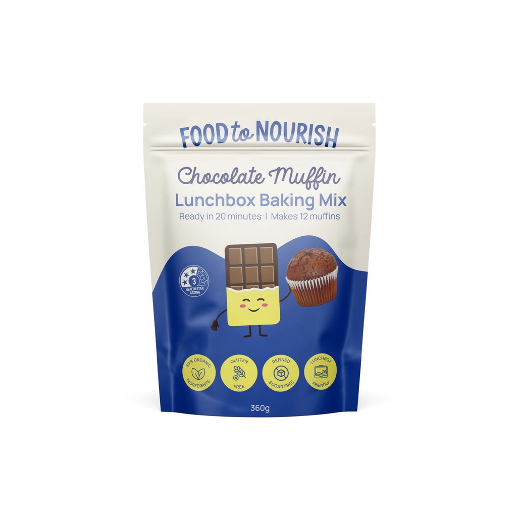 Food To Nourish Lunchbox Baking Mix Choc Muffin 360g