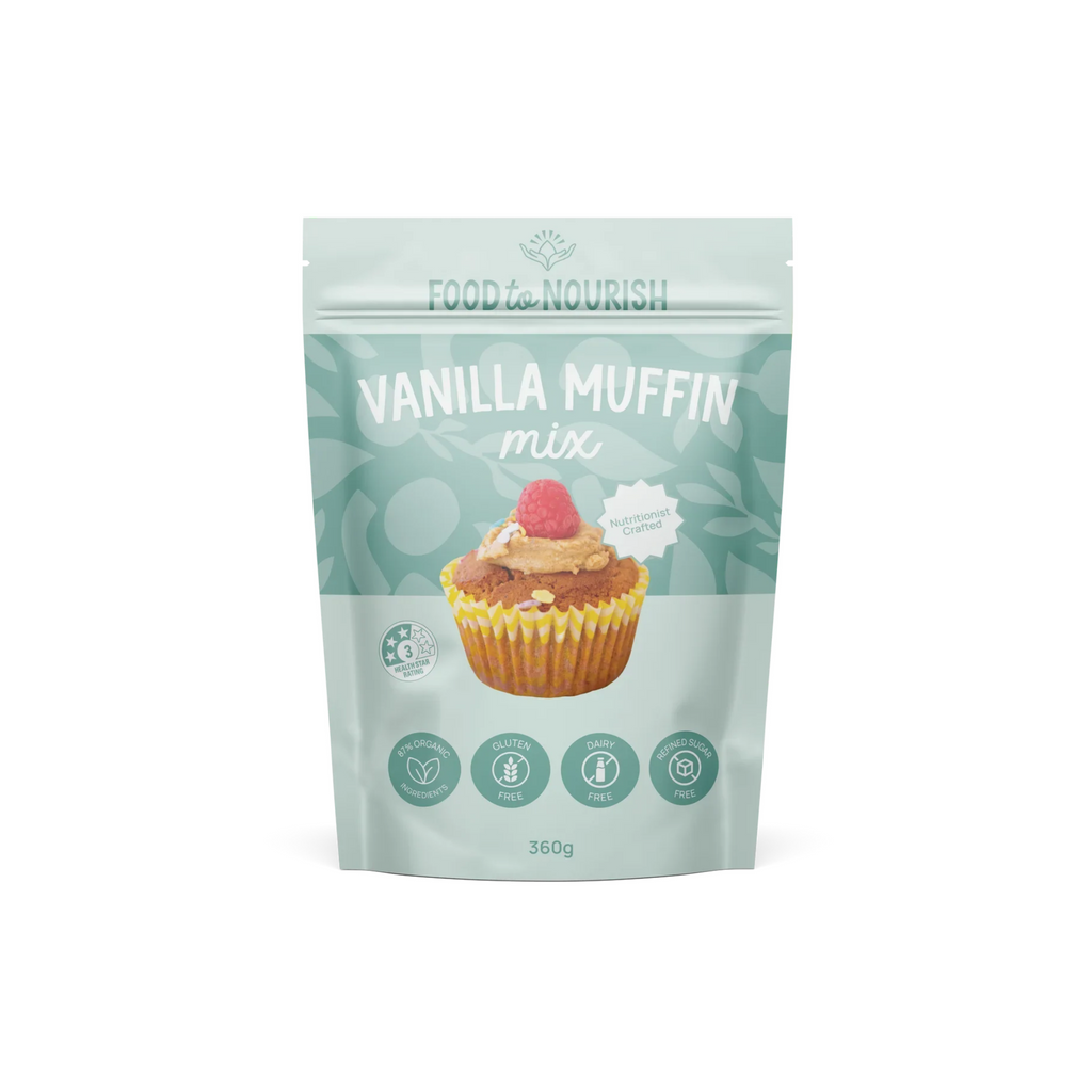 Food To Nourish Muffin Mix Vanilla 360g