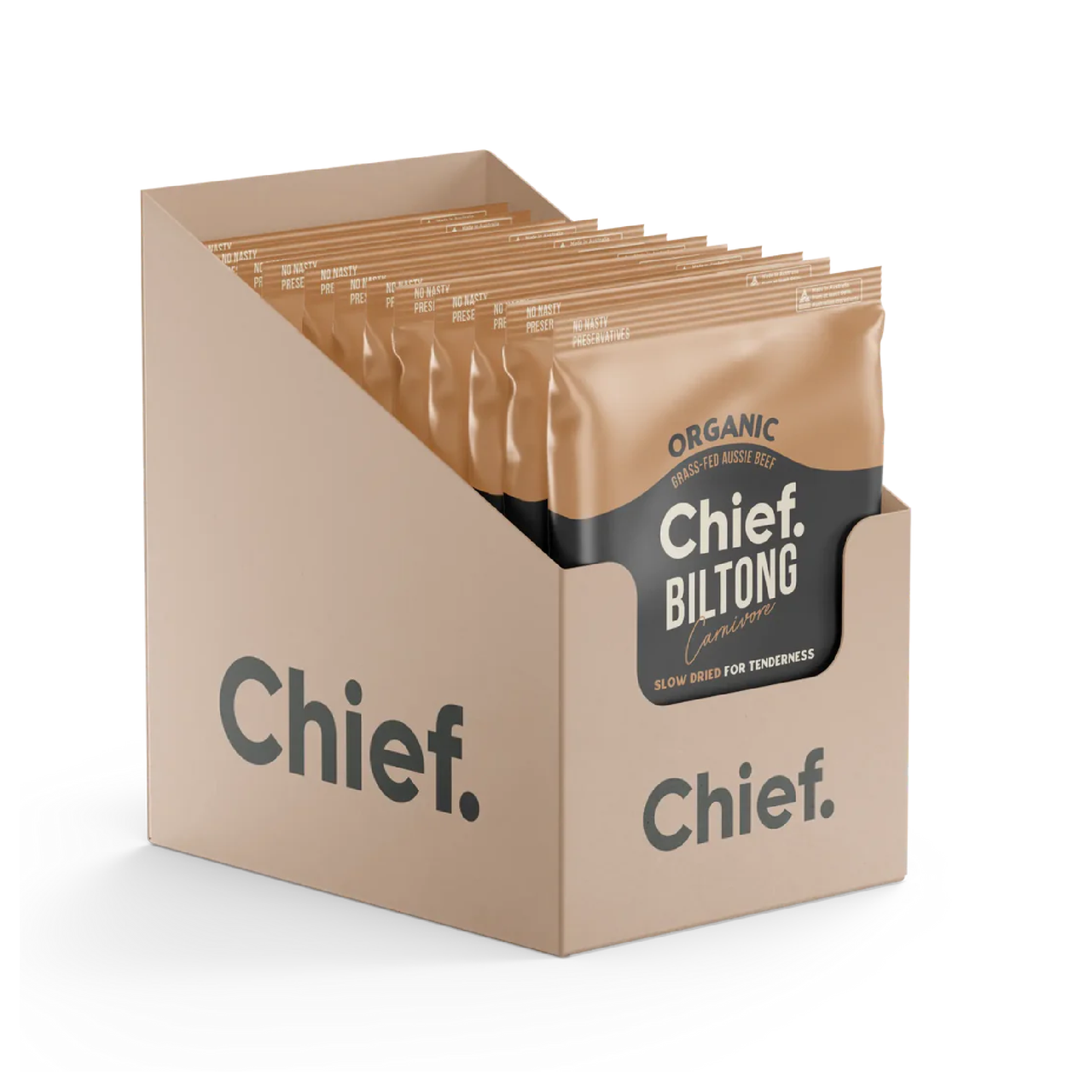 Chief. Biltong - 12 pieces Carnivore