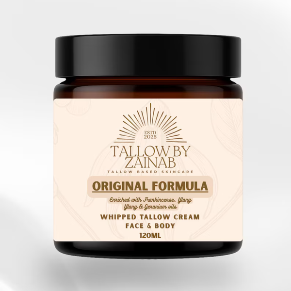 Tallow By Zainab Original Blend Whipped Beef Tallow Cream - 120ml