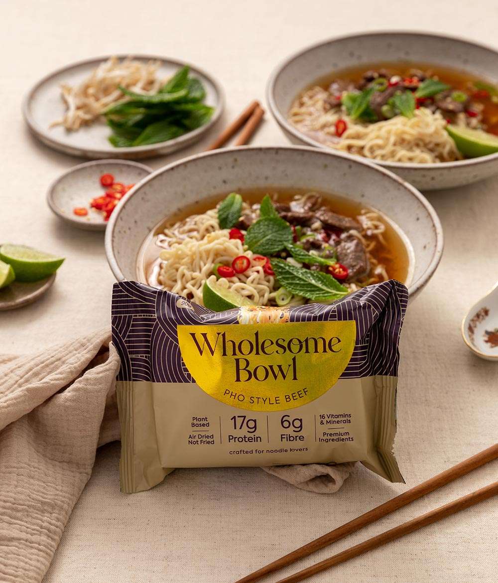 Wholesome Bowl Noodle Pack - Pho 4x90g