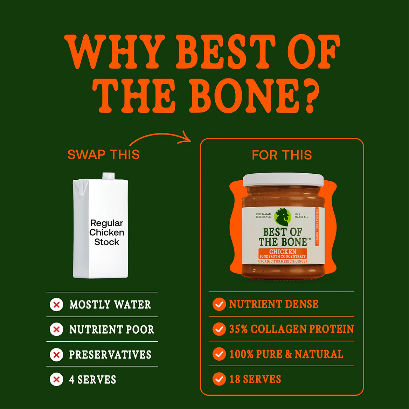 Best Of The Bone Chicken Bone Broth Concentrate - Turmeric
