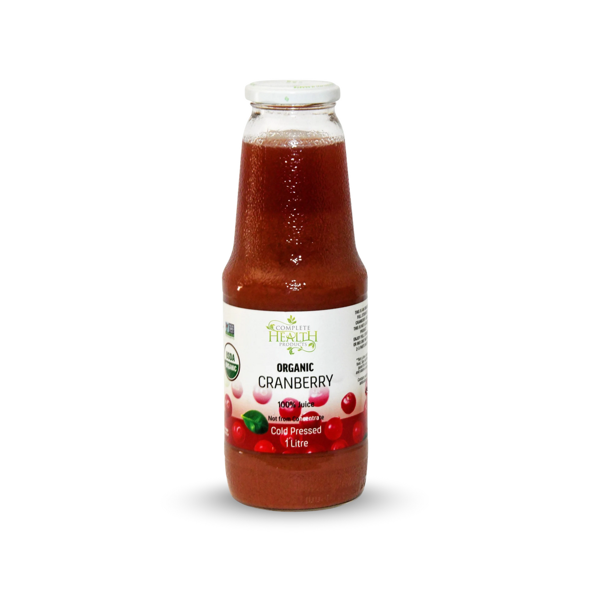 Complete Health Products Juice 100% Cranberry Organic 1L