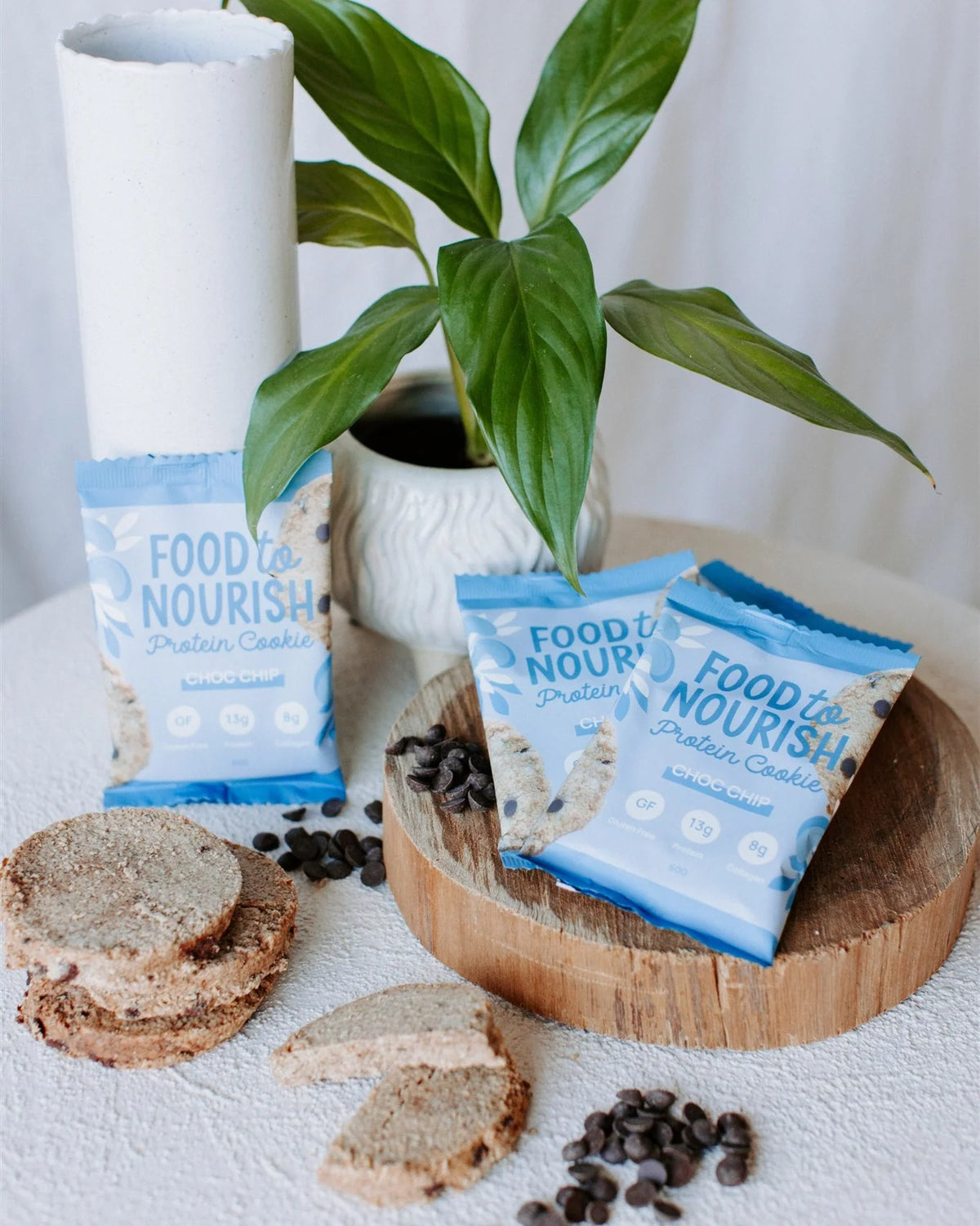 Food To Nourish Protein Cookie Choc Chip 60g x 12