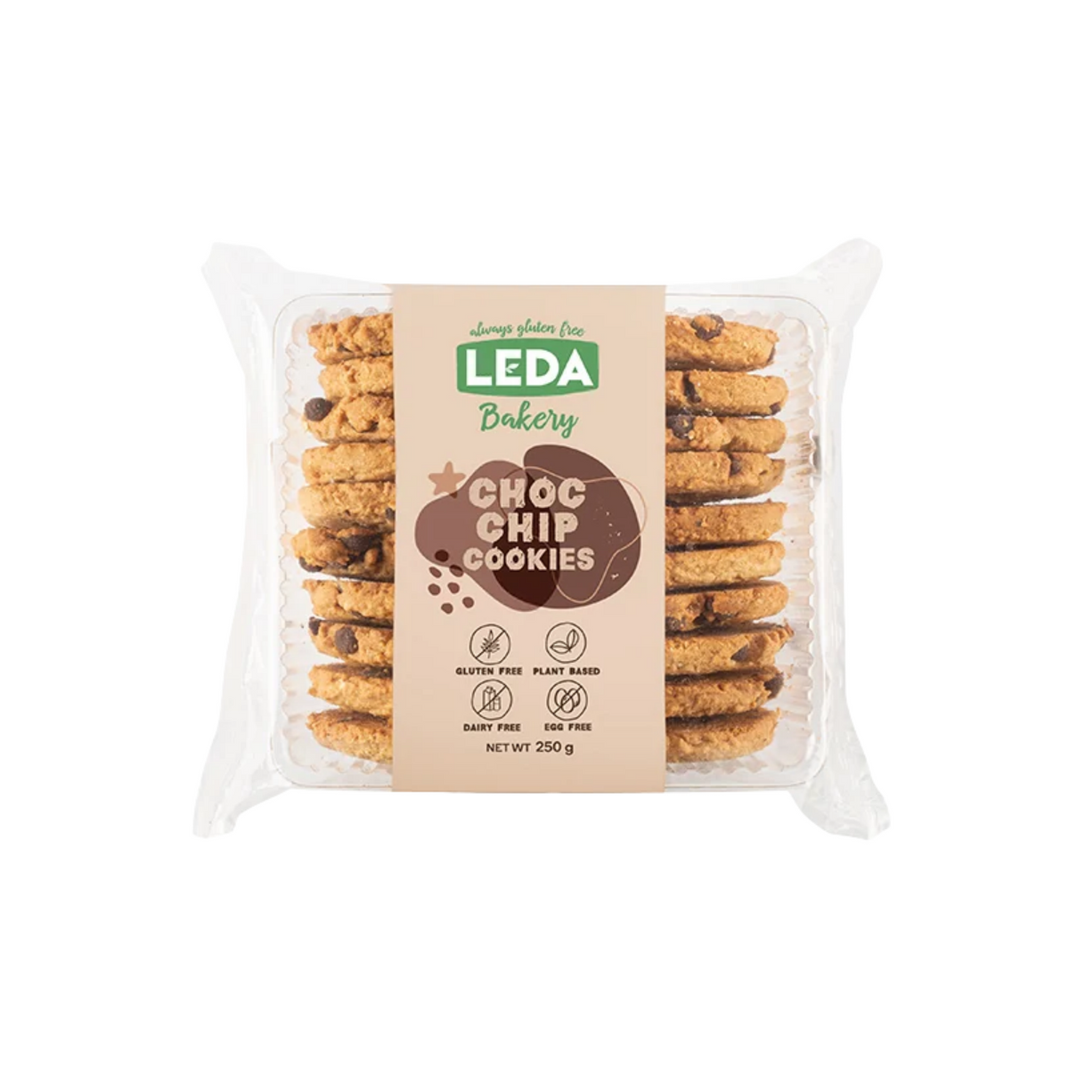 Leda Cookies Choc Chip 250g