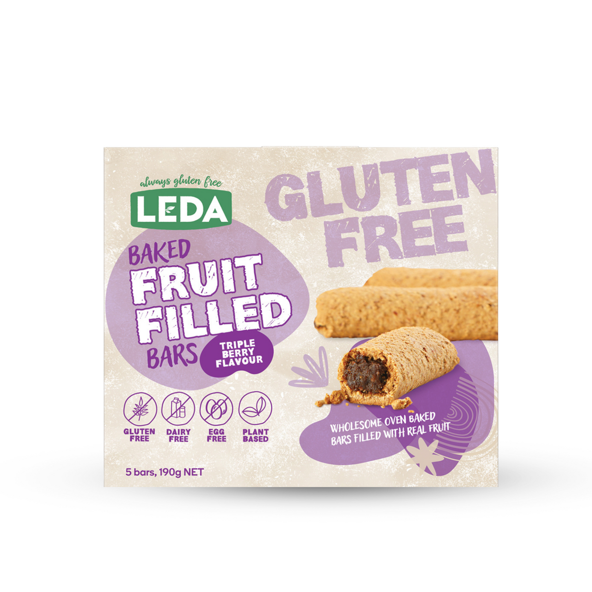 Leda Multipack Triple Berry 5pk 190g