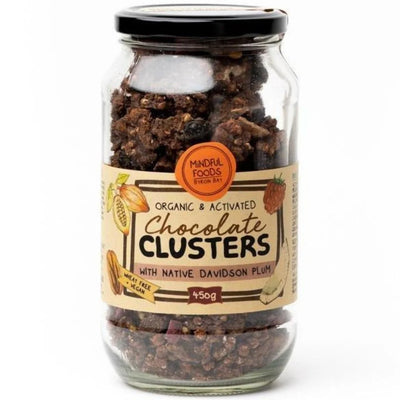 Mindful Foods Clusters Chocolate Davidson Plum - Organic & Activated LRG (350g)